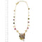 Collier Gabriella Rivalta - Collier fleur émaillée en or jaune 18 ct avec diamants 58 Facettes 36202
