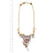 Collier Gabriella Rivalta - Collier fleur émaillée en or jaune 18 ct et diamants 58 Facettes 36199
