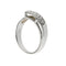 Bague 55 Bague contrariée en or blanc 18 ct sertie de diamants 58 Facettes 18525