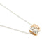 Collier Damiani Abbraccio - Collier avec pendentif en or blanc et or rose et diamant 58 Facettes 36577