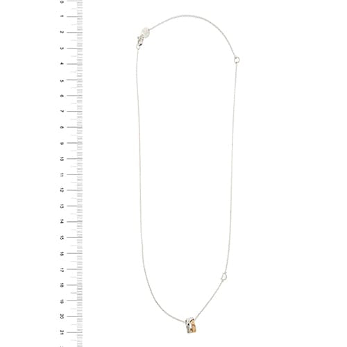 Collier Damiani Abbraccio - Collier avec pendentif en or blanc et or rose et diamant 58 Facettes 36577
