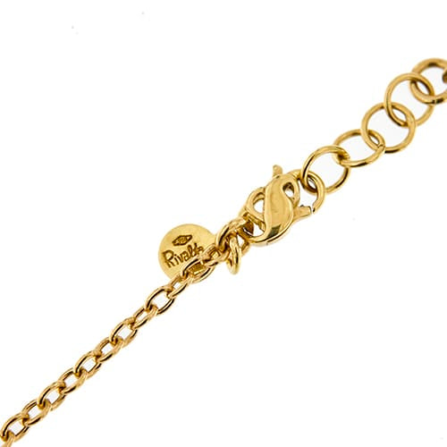 Collier Gabriella Rivalta - Collier en or jaune 18 ct avec perles et fleur émaillée 58 Facettes 36329