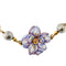 Bracelet Gabriella Rivalta - Bracelet fleur émaillée en or jaune 18 ct et perles 58 Facettes 36328