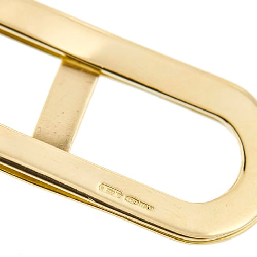 Barakà - Ferme-billets en or jaune 18 ct et or blanc 58 Facettes 36606