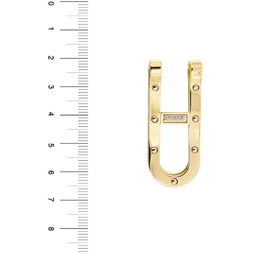 Barakà - Ferme-billets en or jaune 18 ct et or blanc 58 Facettes 36606