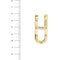 Barakà - Ferme-billets en or jaune 18 ct et or blanc 58 Facettes 36606