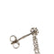 Boucles d'oreilles Salvini - Boucles d’oreilles pendantes en or blanc 18 ct, perles et diamants 58 Facettes 30516