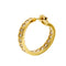 Boucles d'oreilles Boucles d’oreilles créoles ouvertes en or jaune 18 ct et diamants 58 Facettes 36761