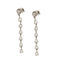 Boucles d'oreilles Boucles d’oreilles pendantes goutte en or blanc 18 ct et diamants 58 Facettes 36383