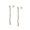 Boucles d'oreilles Boucles d’oreilles pendantes goutte en or blanc 18 ct et diamants 58 Facettes 36383