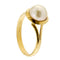 Bague Bague - Perle en or jaune 18 ct 58 Facettes 34876