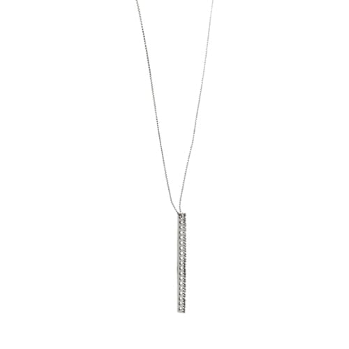 Collier Comete - Collier en or blanc 18 ct avec pendentif et diamants 58 Facettes 35195