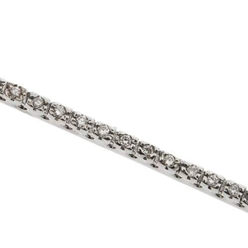 Collier Comete - Collier en or blanc 18 ct avec pendentif et diamants 58 Facettes 35195
