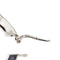 Boucles d'oreilles Boucles d’oreilles créoles ondulées en or blanc 18 ct 58 Facettes 22479