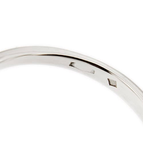 Bague 57 Bague solitaire fleur - Diamants 0,24 ct en or blanc 18 kt 58 Facettes 35652