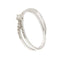 Bague 55 Mauboussin A la croisée des chemins - Bague double en or blanc 18 ct et diamants 58 Facettes 38611