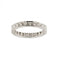 Bague 54 Bague éternité en or blanc 18 ct avec diamants 1,20 ct 58 Facettes 37862