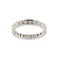Bague 54 Bague éternité en or blanc 18 ct avec diamants 1,20 ct 58 Facettes 37862