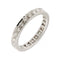 Bague 54 Bague éternité en or blanc 18 ct avec diamants 1,20 ct 58 Facettes 37862