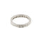 Bague 54 Bague éternité en or blanc 18 ct avec diamants 1,20 ct 58 Facettes 37862