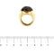 Bague Pomellato Iceberg - Bague jonc en or jaune 18 ct avec grenat 58 Facettes 36427