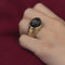 Bague Pomellato Iceberg - Bague jonc en or jaune 18 ct avec grenat 58 Facettes 36427