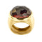 Bague Pomellato Iceberg - Bague jonc en or jaune 18 ct avec grenat 58 Facettes 36427