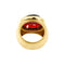 Bague Pomellato Iceberg - Bague jonc en or jaune 18 ct avec grenat 58 Facettes 36427