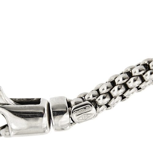 Bracelet Bracelet maille pop-corn en or blanc 18 ct 58 Facettes 28942