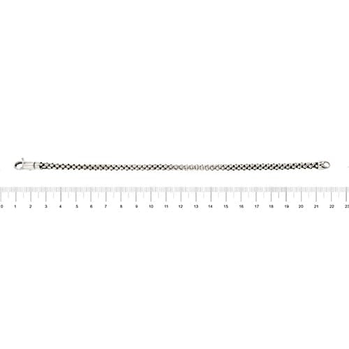 Bracelet Bracelet maille pop-corn en or blanc 18 ct 58 Facettes 28942