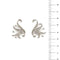 Boucles d'oreilles Boucles d’oreilles puces en or blanc 18 ct avec diamants (2,10 ct) 58 Facettes 38923