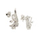 Boucles d'oreilles Boucles d’oreilles puces en or blanc 18 ct avec diamants (2,10 ct) 58 Facettes 38923