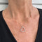 Collier Collier - Pendentif cœur en or blanc 18 ct et diamants 58 Facettes 35585