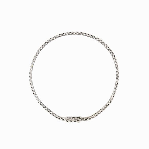 Bracelet Bracelet tennis - diamants noirs 1,58 ct en or blanc 18 ct 58 Facettes 34310