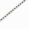 Bracelet Bracelet tennis - diamants noirs 1,58 ct en or blanc 18 ct 58 Facettes 34310