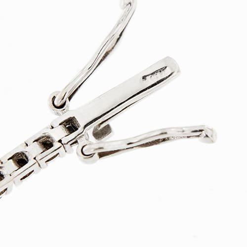 Bracelet Bracelet tennis - diamants noirs 1,58 ct en or blanc 18 ct 58 Facettes 34310