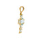 Pendentif Pendentif croix en or jaune 18 ct et topazes 58 Facettes 1885