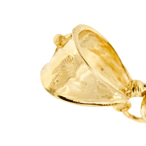 Pendentif Pendentif croix en or jaune 18 ct et topazes 58 Facettes 1885