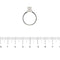Bague Bague solitaire - Diamants 0,84 ct en or blanc 18 ct 58 Facettes 36977