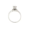 Bague Bague solitaire - Diamants 0,84 ct en or blanc 18 ct 58 Facettes 36977