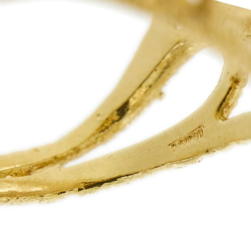 Bague Bague - Quartz fumé ovale en or jaune 18 ct 58 Facettes 34882