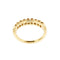Bague 55 Bague rivière en or jaune 18 ct avec diamants 0,60 ct 58 Facettes 36983