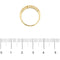 Bague 55 Bague rivière en or jaune 18 ct avec diamants 0,60 ct 58 Facettes 36983