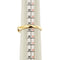 Bague 55 Bague rivière en or jaune 18 ct avec diamants 0,60 ct 58 Facettes 36983