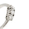 Bague 54 Bague trilogie - anneau en or blanc 18 ct et diamants 0,36 ct 58 Facettes 27536