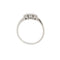 Bague 54 Bague trilogie - anneau en or blanc 18 ct et diamants 0,36 ct 58 Facettes 27536
