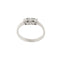Bague 54 Bague trilogie - anneau en or blanc 18 ct et diamants 0,36 ct 58 Facettes 27536