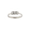 Bague 54 Bague trilogie - anneau en or blanc 18 ct et diamants 0,36 ct 58 Facettes 27536