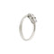 Bague 54 Bague trilogie - anneau en or blanc 18 ct et diamants 0,36 ct 58 Facettes 27536