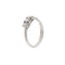 Bague 54 Bague trilogie - anneau en or blanc 18 ct et diamants 0,36 ct 58 Facettes 27536